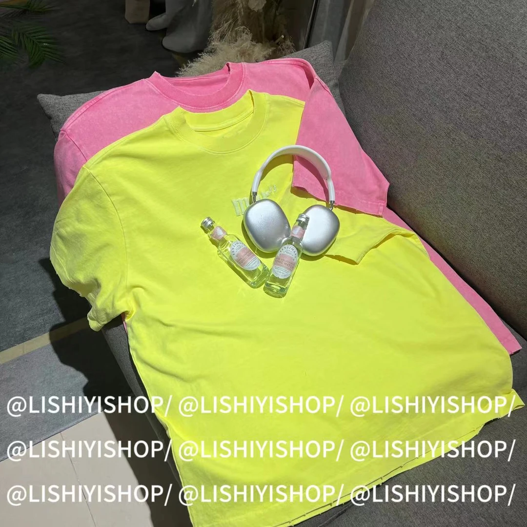 【李十一LISHIYI】荧光活力宽松T恤休闲百搭上衣★7007