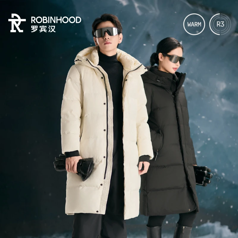 【漠叔专属】罗宾汉雪瑶中长款羽绒服（随机送围巾1条）-R048Y71551