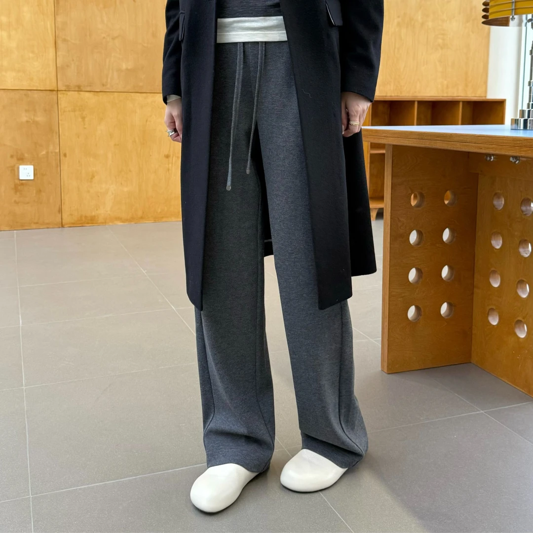 王嬛嬛MsLime25年新款【双调】醋酯&桑蚕丝万能搭长裤 HD2C0643