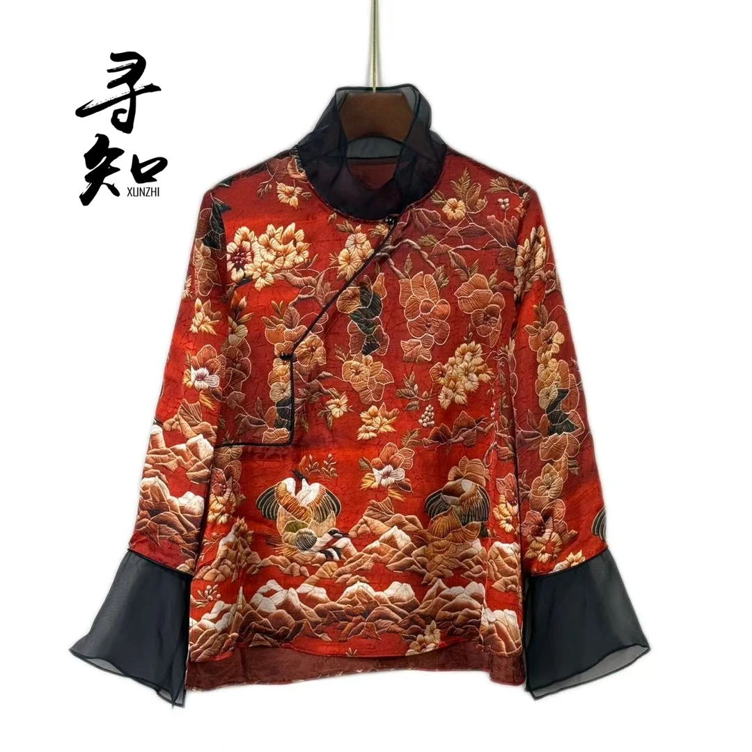 寻知·朱总原创设计XZS260Y花间逸韵上衣