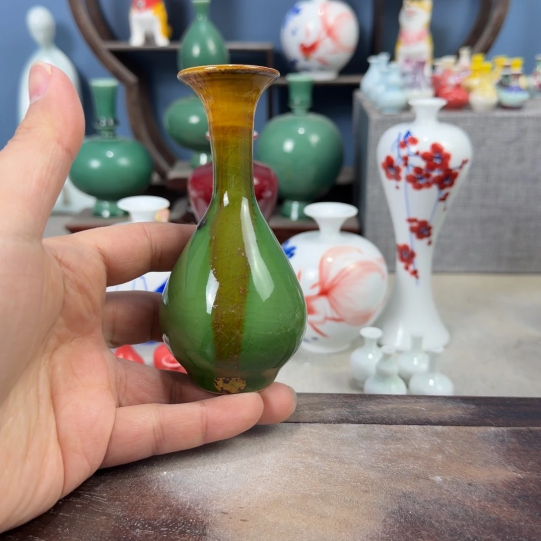 陶瓷手工小花器摆件