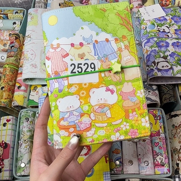 织绣A6活页不带纸2529