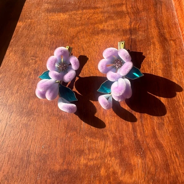 【胖绒绒】盘发簪子非遗桑蚕丝绒花古典素雅日常百搭款新中式盘发