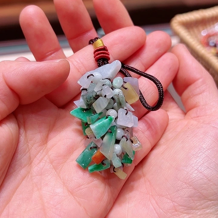 翡翠挂件未镶嵌翡翠吊坠