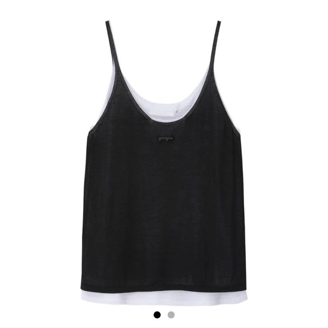 AVVENN 设计师品牌 2025春季新品针织背心两件套时尚百搭简约女士