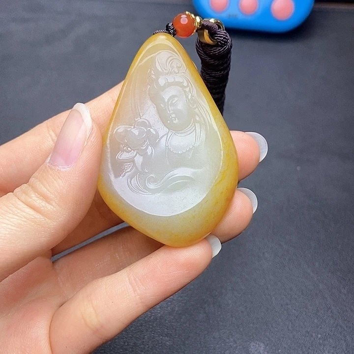 和田玉挂件未镶嵌N