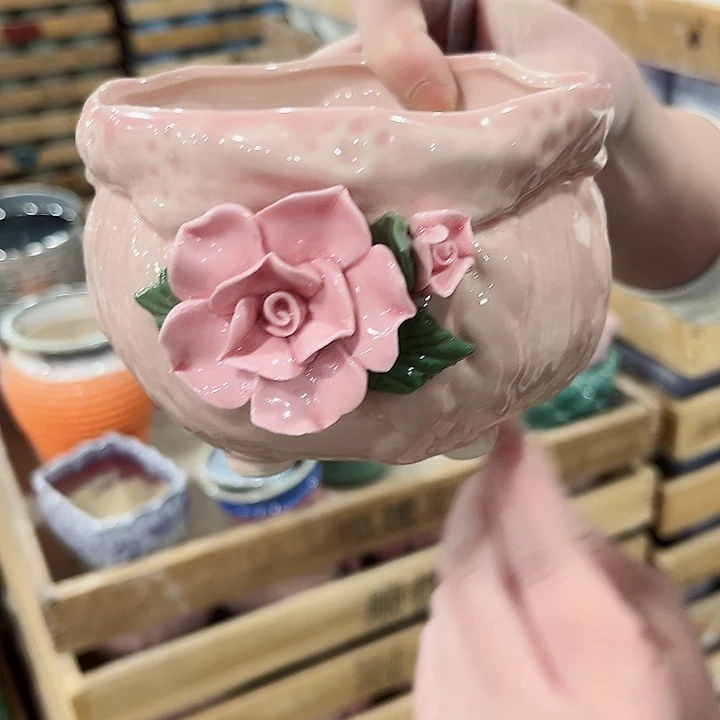 陶瓷陶瓷多肉植物花盆