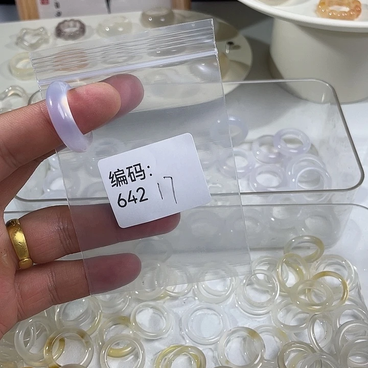 未镶嵌戒指玛瑙/玉髓642