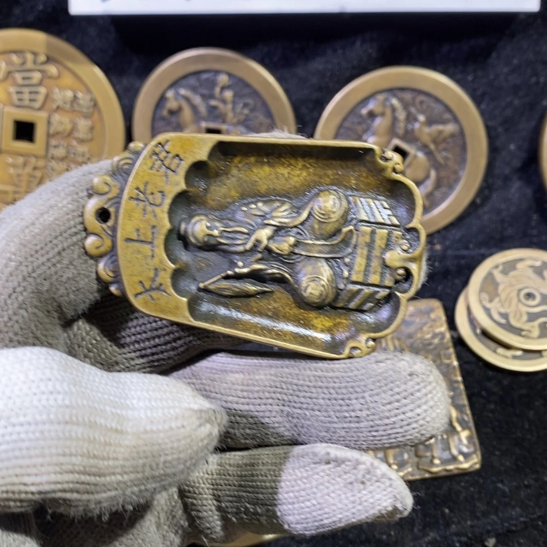 白***水铜翻砂铸造现代工艺品