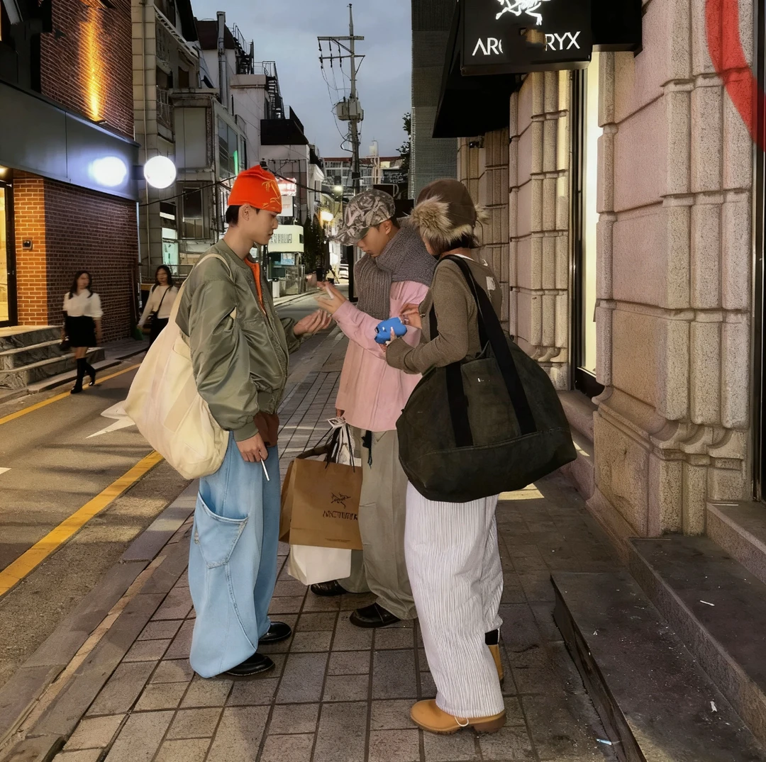 E13#BK家重磅水洗弯刀裤某宝1张多！真的帅姐妹兄弟闭眼入