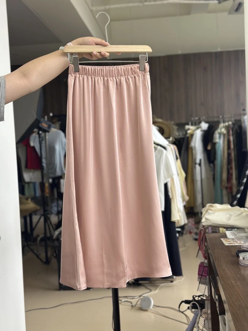 高级感纯色醋酸裙（裙长大概85）