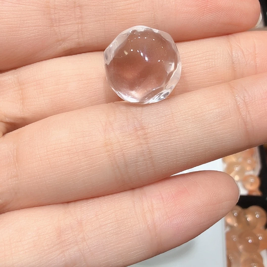 未镶嵌手链水晶白水晶菠萝珠打孔洗孔非假不退换
