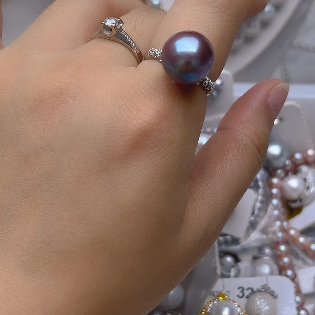 淡水珍珠吊坠耳钉戒指未镶嵌