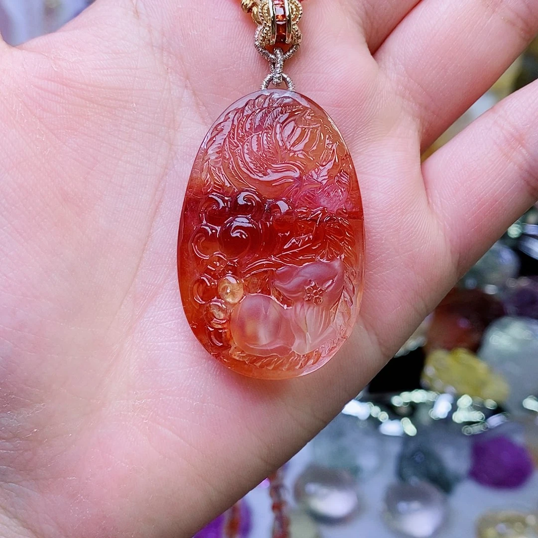 未镶嵌吊坠(赠链)水晶