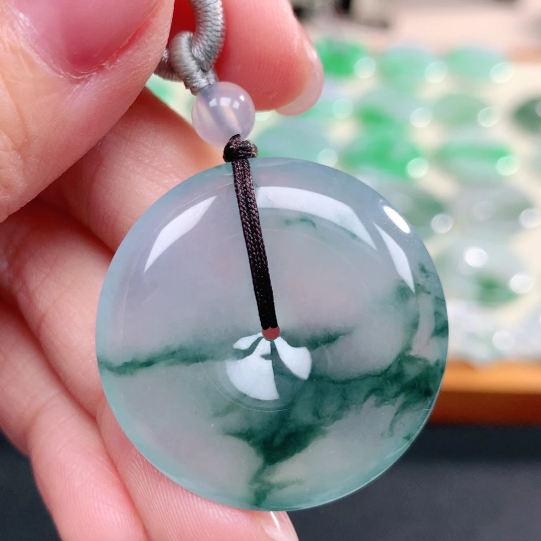 翡翠未镶嵌颈饰33-6.0