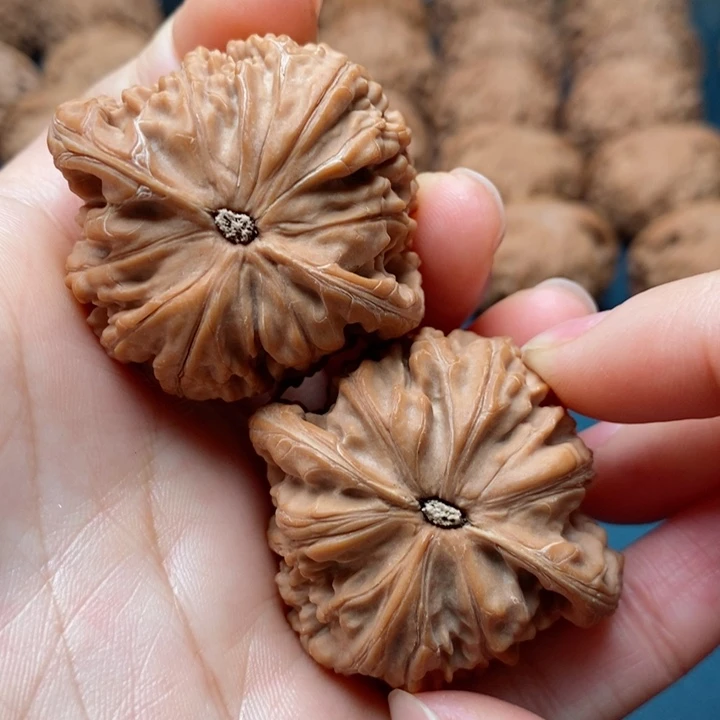 文玩核桃把件42磨盘