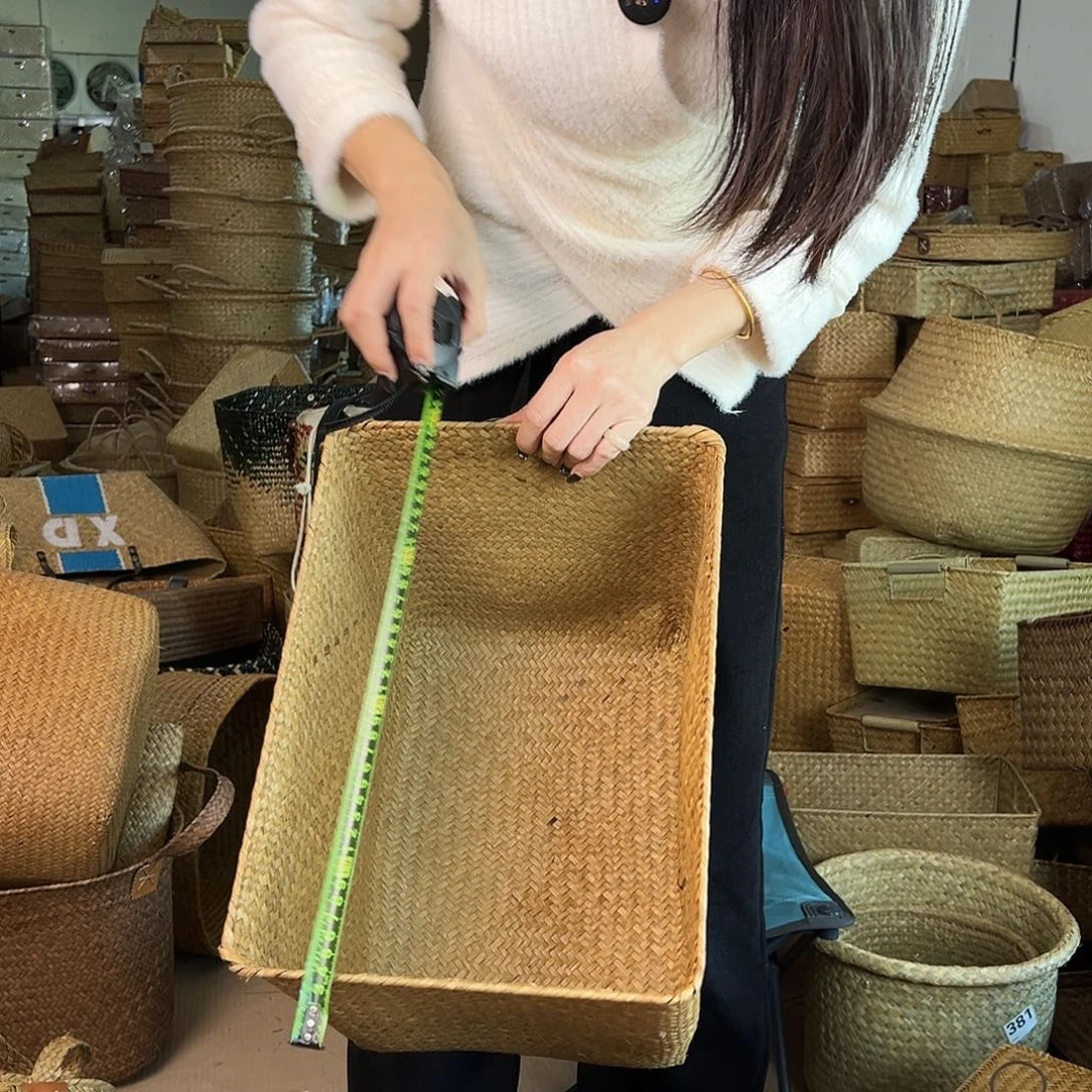草编草编包/草编收纳盒微瑕疵