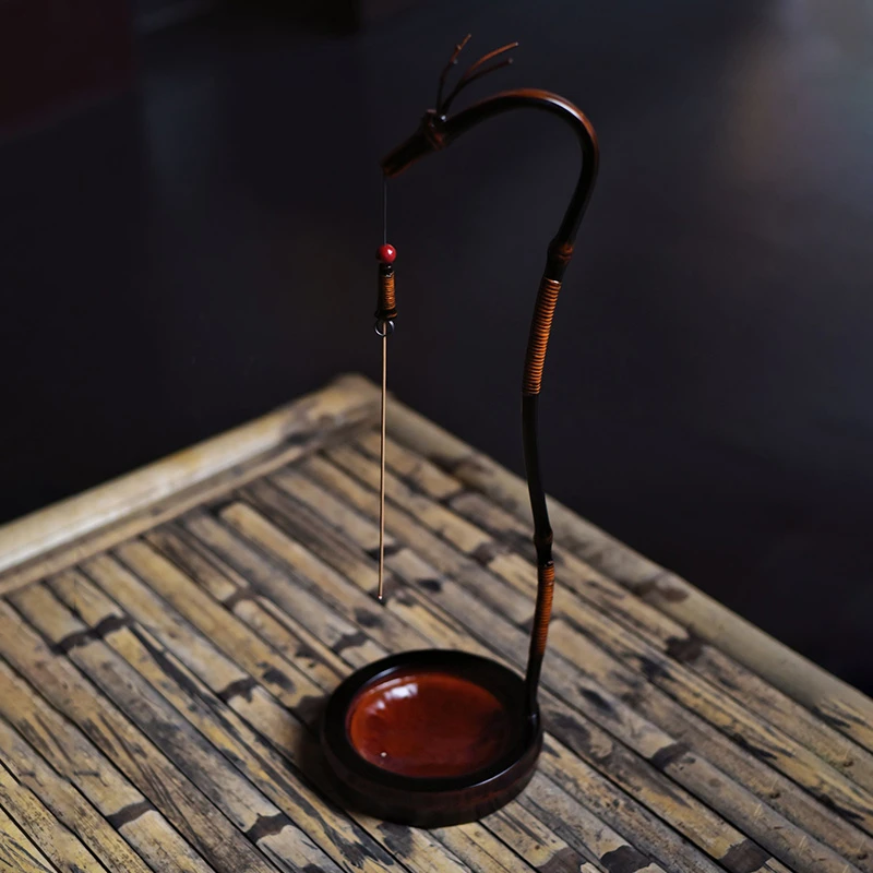 至尊龙挂香手工竹制倒挂香座龙头竹架香挂线香香插香炉