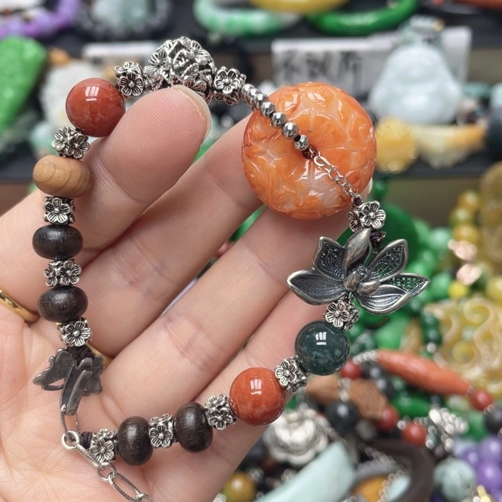 翡翠未镶嵌手链手链49