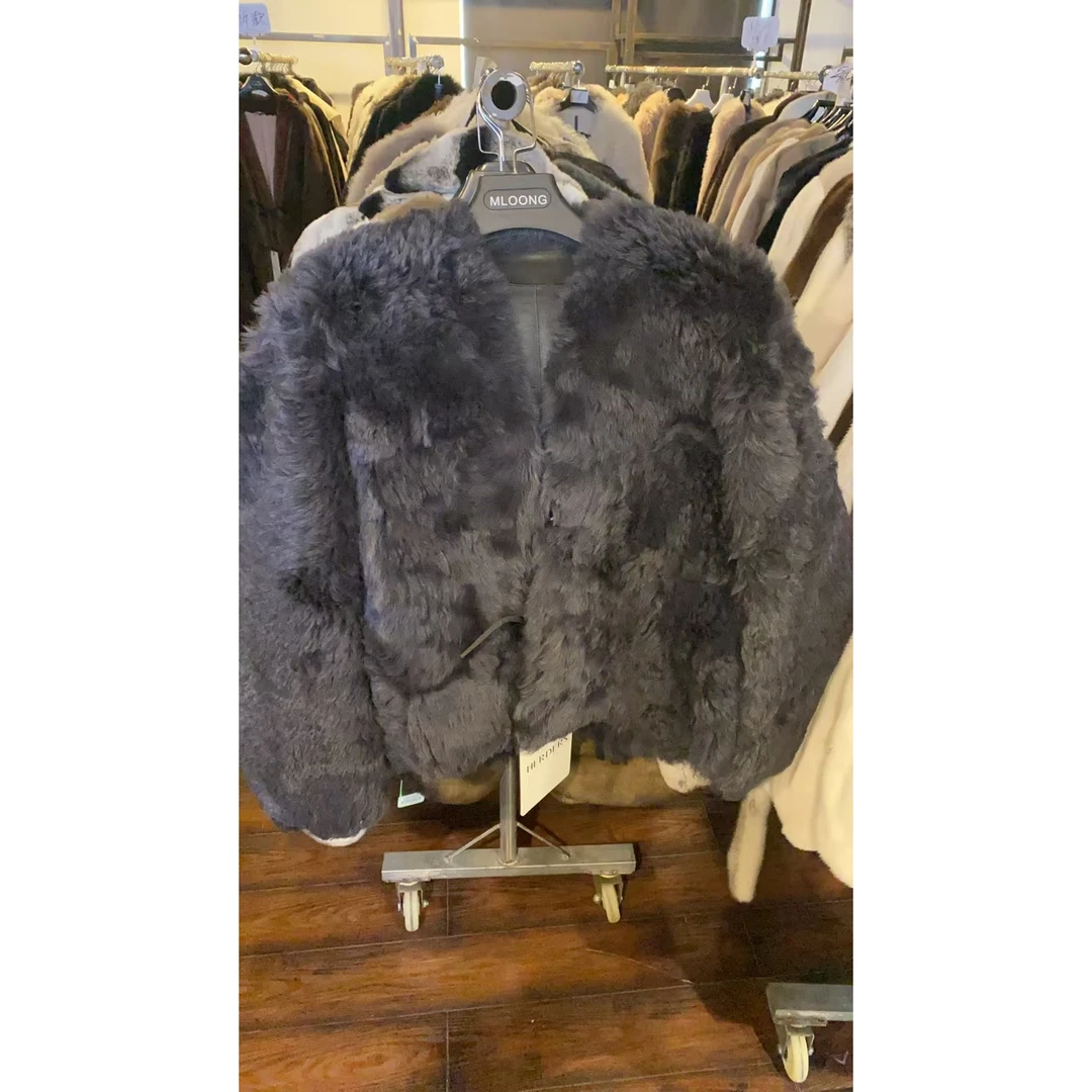 HERDERS 咖色时尚皮草外套 248831