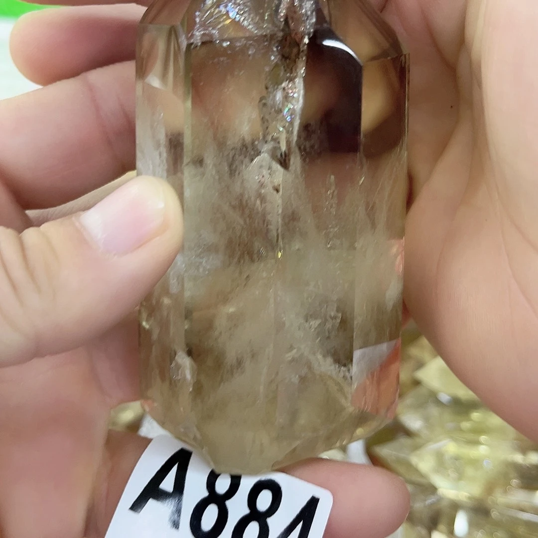 水晶天然水晶有棉有裂、完美主义者谨慎下单未镶嵌