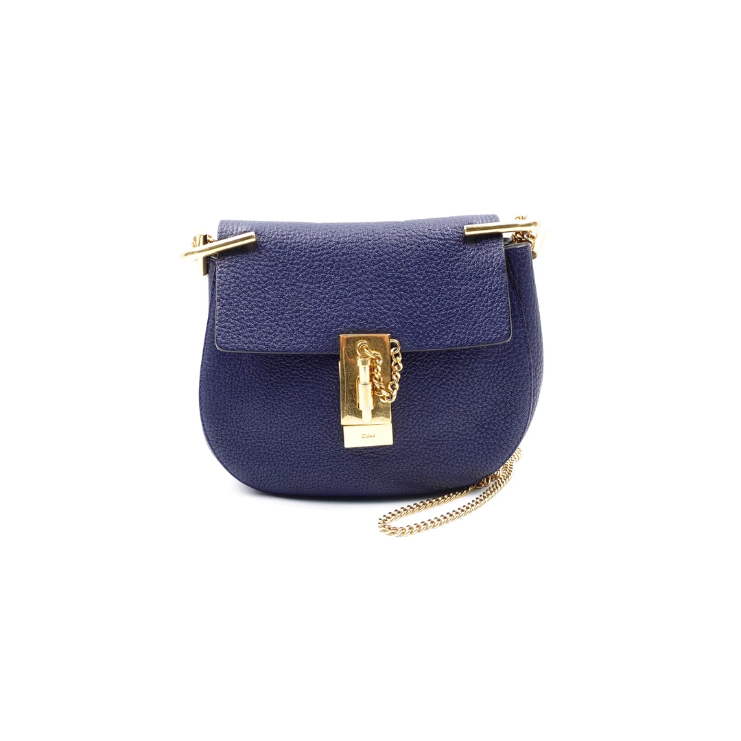 95新 Chloe/蔻依 蓝色单肩包/T10177656