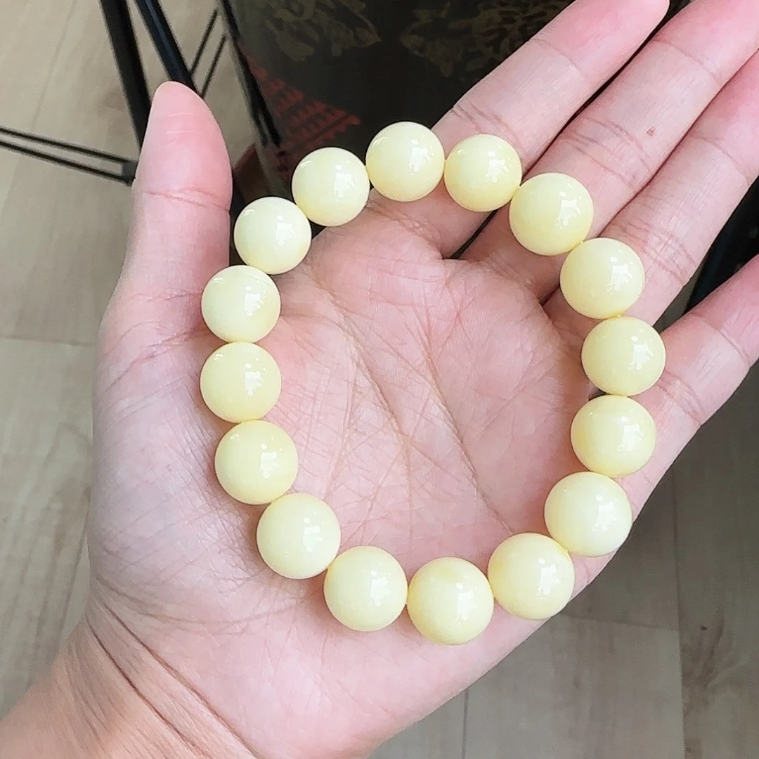 琥珀未镶嵌颈饰13MM 特价清仓