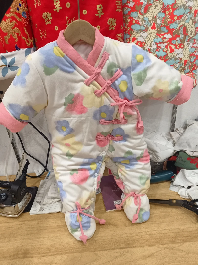 厚款棉花连体衣，0度到10度