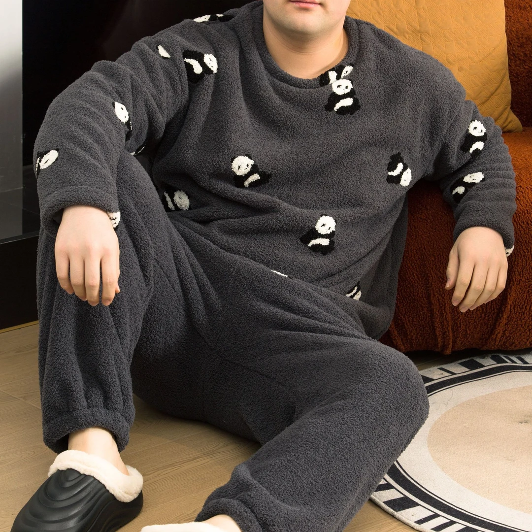 【大码睡衣盲盒福袋】大码男装秋冬装加绒睡衣套装家居服限量发售