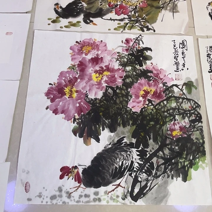 国画张圣敏先生纯手绘作品