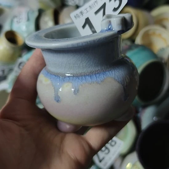 景德镇手工高温陶瓷：内5口高8