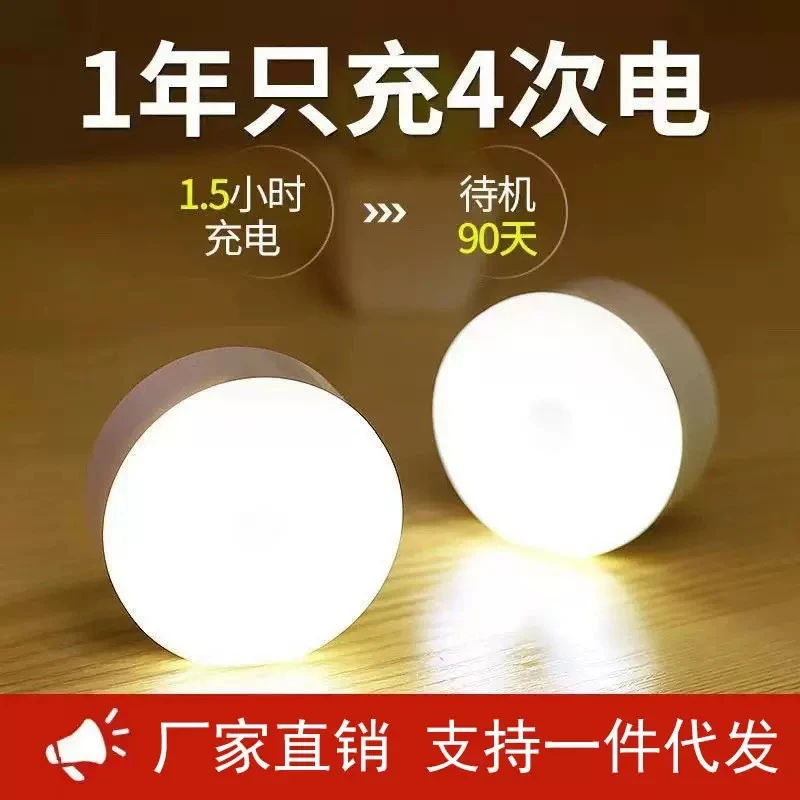 小夜灯迷你氛围led灯创意便携小圆灯插电usb灯学生护眼灯