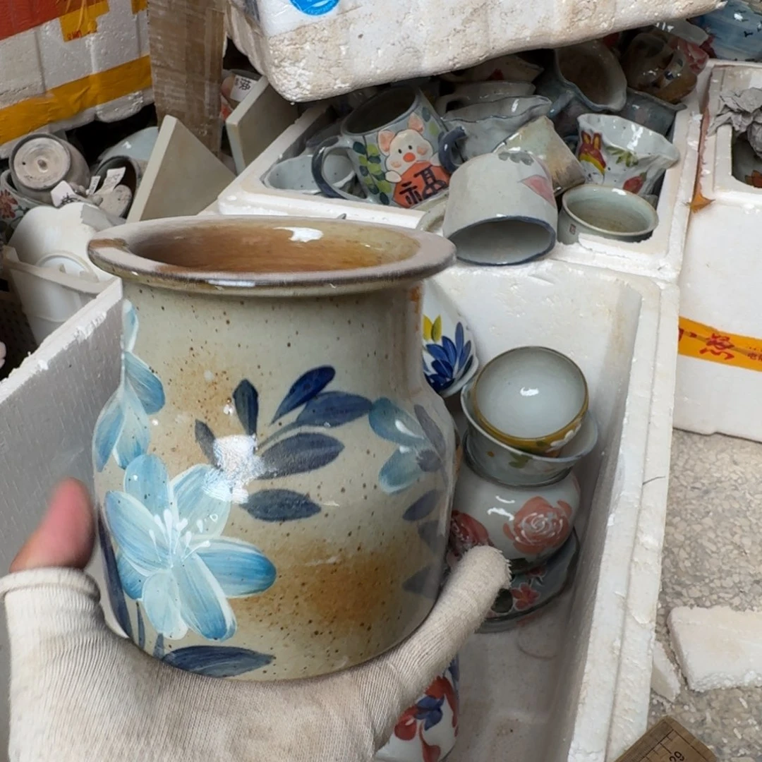 釉下彩瑕疵处理慎拍156