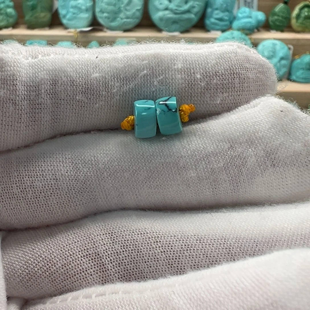 未镶嵌绿松石隔片6.6x3.7mm