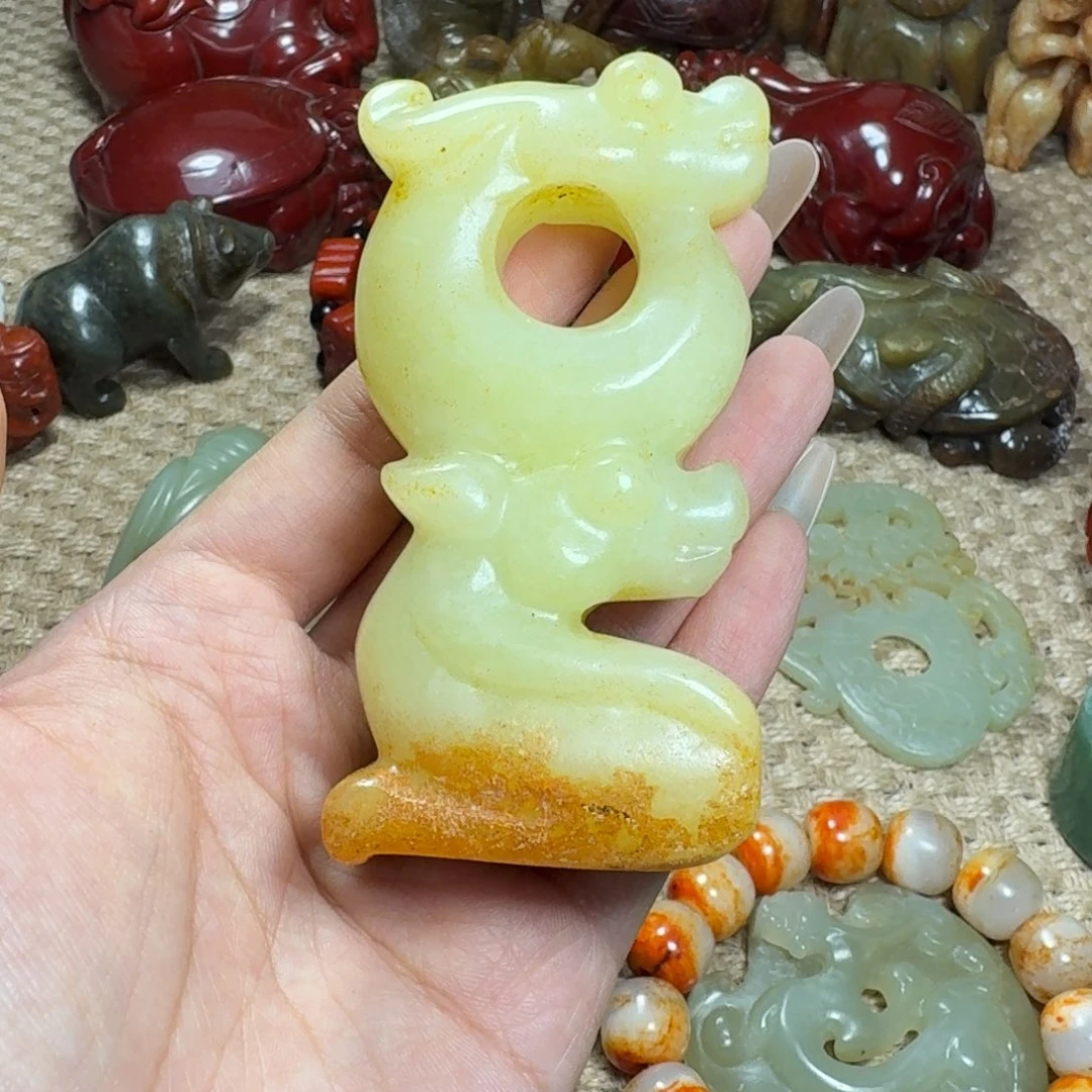 白玉菩提吊坠挂件