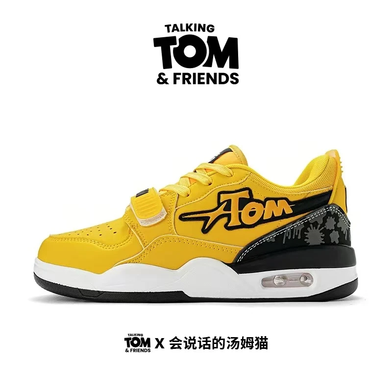 会说话的汤姆猫鞋子男乔4实战篮球运动鞋情侣款气垫减震休闲板鞋
