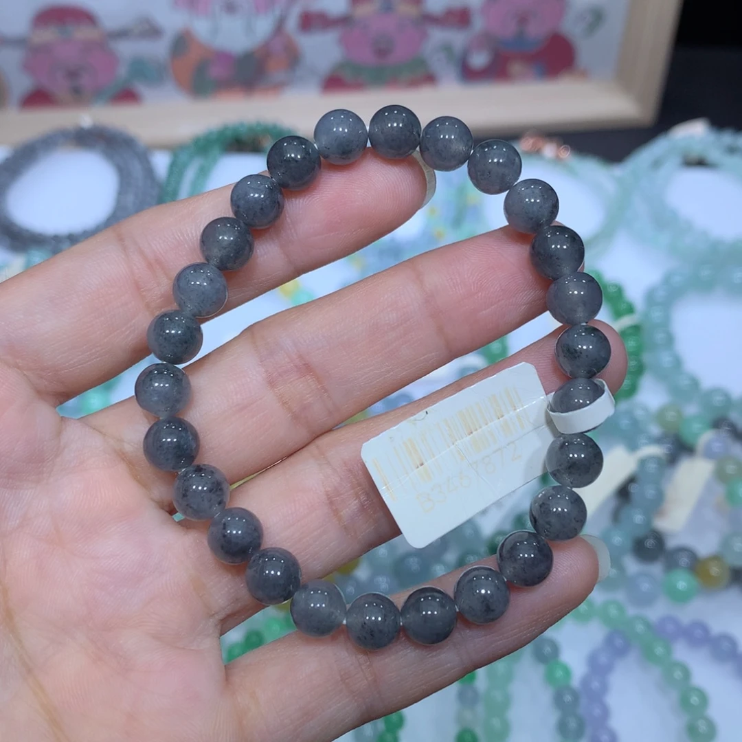 翡翠未镶嵌手链天然