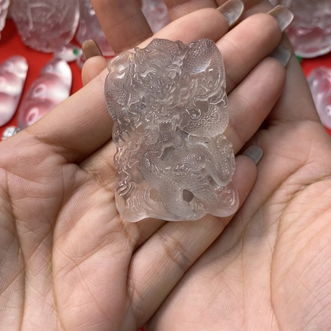 数***星石英质玉未镶嵌吊坠