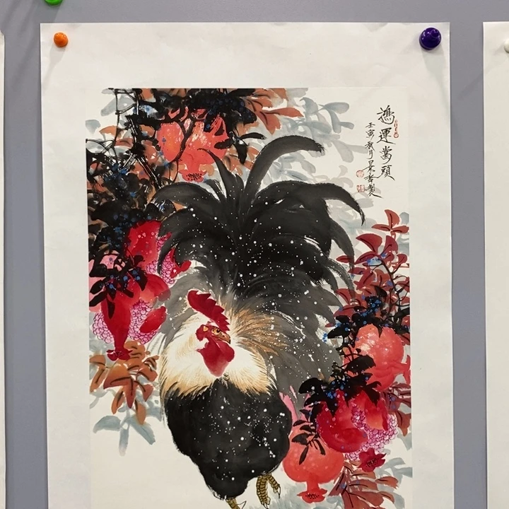 手绘作品等多种形式进行