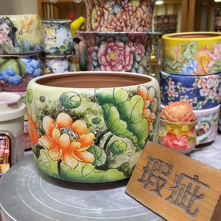 景德镇艺术手绘作品