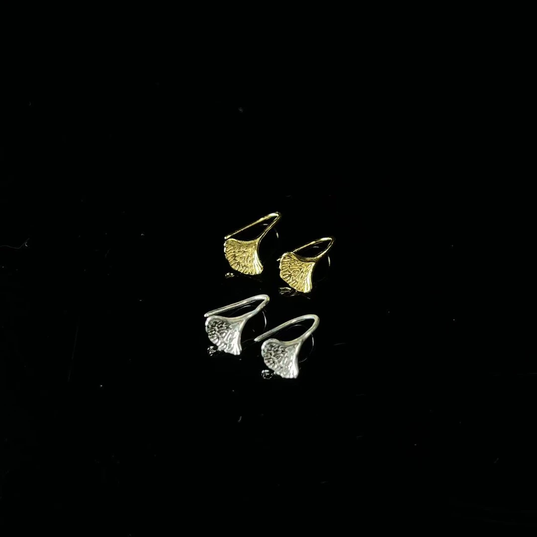 足银银制品 【北野珠宝】足银999耳钩B17H-468多样性发一