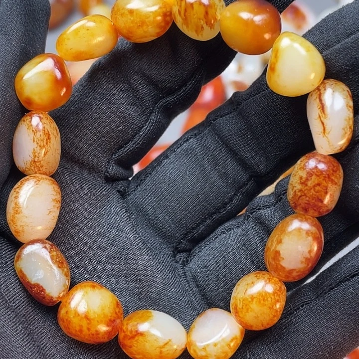 和田玉未镶嵌手链