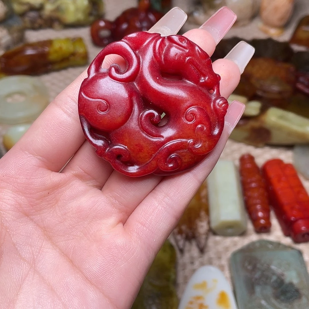 蛇纹石玉未镶嵌如图