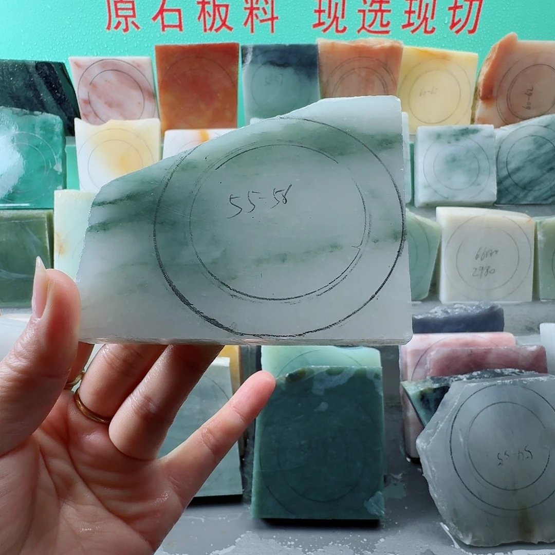 石英质玉（金丝玉）未镶嵌手镯手镯定制