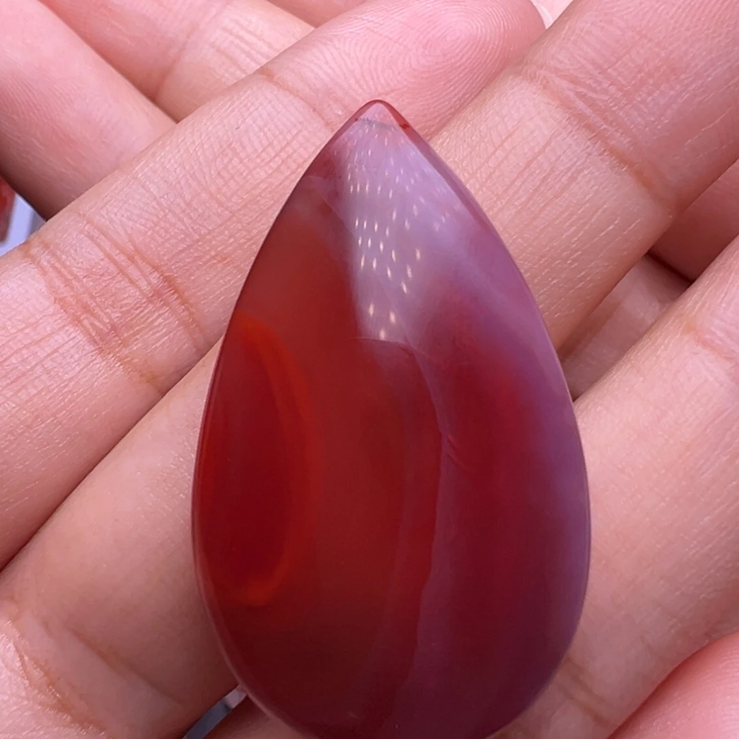 未镶嵌南红玛瑙珠宝奇石水滴吊坠