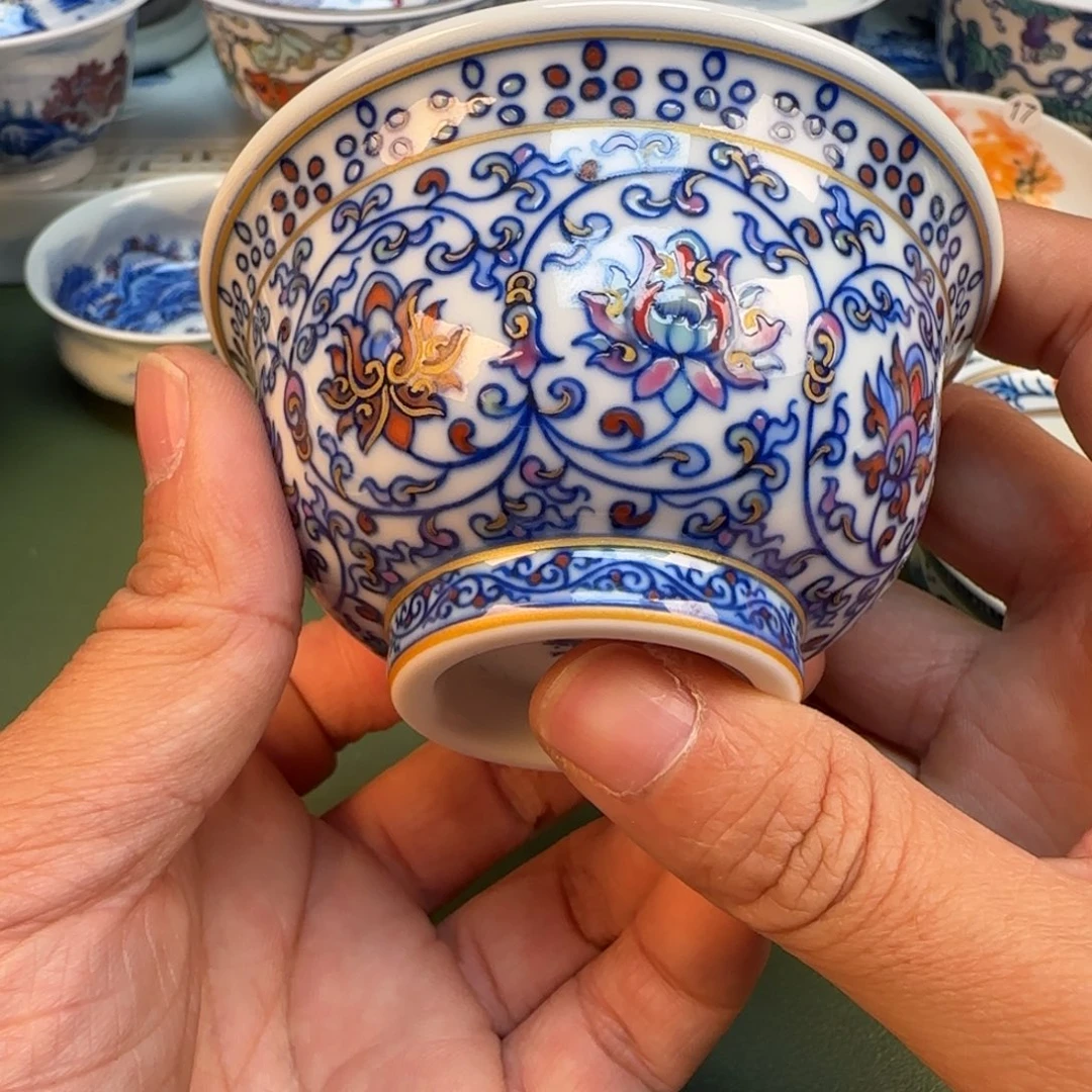 纯手工纯手绘茶具石头25