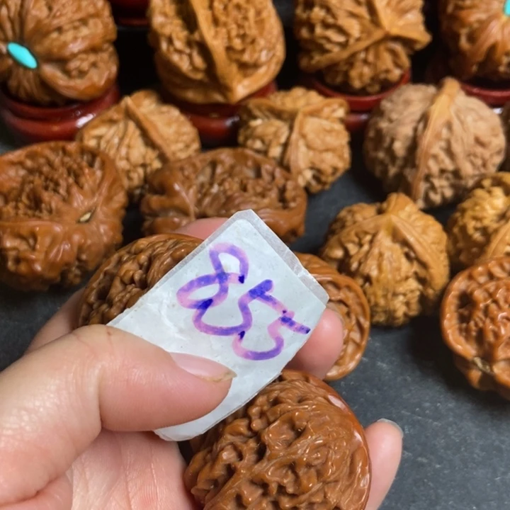 把件文玩核桃狮子855