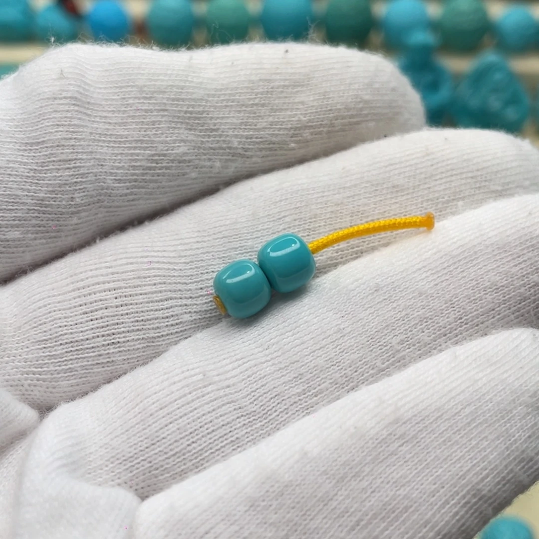 绿松石未镶嵌颈饰卡6.3