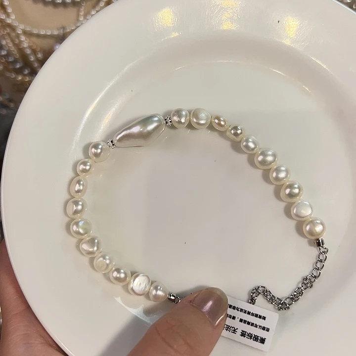 未镶嵌淡水珍珠耳饰发****在