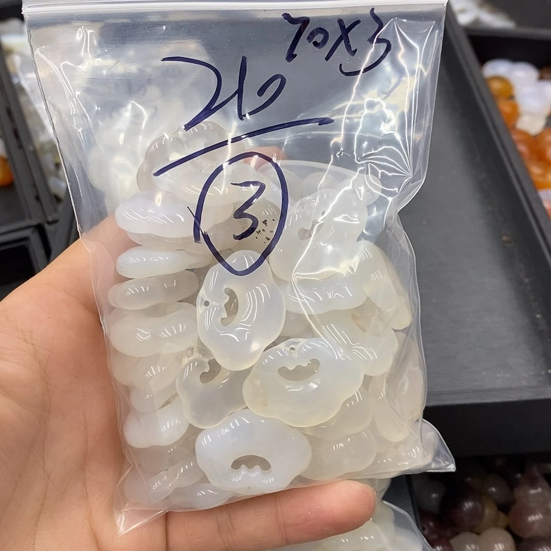 玛瑙/玉髓未镶嵌珠宝半成品呆*眻